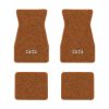 1970-1973 Chevrolet Camaro floor mats with the SS logo in Loop 34 Orange carpet, illustration