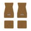 1970-1973 Chevrolet Camaro floor mats with the SS logo in Loop 11 Medium Saddle carpet, illustration