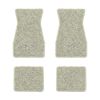 1970-1973 Chevrolet Camaro floor mats with the SS logo in Loop 18 Silver carpet, illustration