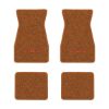 1970-1973 Chevrolet Camaro floor mats with the Yenko / SC logo in Loop 34 Orange carpet, illustration