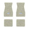 1970-1973 Chevrolet Camaro floor mats with the Yenko Bar and Shield logo in Loop 18 Silver carpet, illustration