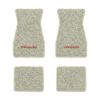 1970-1973 Chevrolet Camaro floor mats with the Yenko / SC logo in Loop 18 Silver carpet, illustration