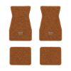 1970-1973 Chevrolet Camaro floor mats with the Small SS 396 logo in Loop 34 Orange carpet, illustration