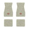 1970-1973 Chevrolet Camaro floor mats with the SS in Outline Circle logo in Loop 18 Silver carpet, illustration