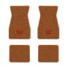 1970-1973 Chevrolet Camaro floor mats with the Large SS 396 logo in Loop 34 Orange carpet, illustration