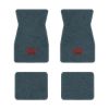 1970-1973 Chevrolet Camaro floor mats with the Large SS 396 logo in Essex 1017A Lapis Blue carpet, illustration