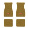 1970-1973 Chevrolet Camaro floor mats with the RS logo in Loop 20 Gold carpet, illustration