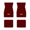 1970-1973 Chevrolet Camaro floor mats with the RS logo in Essex 1016A Red carpet, illustration