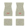 1970-1973 Chevrolet Camaro floor mats with the RS logo in Loop 18 Silver carpet, illustration