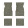 1974-1981 Chevrolet Camaro floor mats with the Camaro SS Script logo in Essex 1053A Silver carpet, illustration