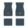 1974-1981 Chevrolet Camaro floor mats with the RS logo in Essex 1017A Lapis Blue carpet, illustration