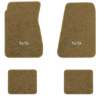 1968-1972 Chevrolet Chevelle floor mats with the SS logo in Essex 1054A Caramel carpet, illustration