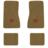 1968 Chevrolet Chevy II Nova floor mats with the Large SS 396 logo in Essex 1054A Caramel carpet, illustration