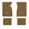 1963-1964 Chevrolet Impala floor mats with the SS logo in Essex 1054A Caramel carpet, illustration