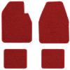 1965 Dodge Coronet 500 Automatic floor mats with the Coronet logo in Loop 02 Red carpet, illustration