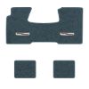 1955-1957 Chevrolet Bel Air floor mats with the Bel Air Crest logo in Essex 1017A Lapis Blue carpet, illustration