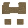 1955-1957 Chevrolet Bel Air floor mats with the Bel Air logo in Essex 1004A Cream carpet, illustration