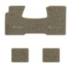 1955-1957 Chevrolet Bel Air floor mats with the Bel Air logo in Essex 1076A Prairie Tan carpet, illustration