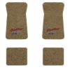 1971-1972 Chevrolet Biscayne floor mats with the Heartbeat of America logo in Essex 1004A Cream carpet, illustration