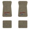 1971-1972 Chevrolet Biscayne floor mats with the Heartbeat of America logo in Essex 1076A Prairie Tan carpet, illustration