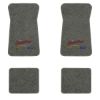1971-1972 Chevrolet Biscayne floor mats with the Yesterdays Chevrolet logo in Essex 1066A Gray carpet, illustration