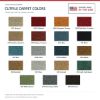 ACC Cutpile carpet color chart for this listing - Proudly Made in the USA