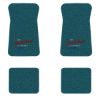 1971-1973 Chevrolet Caprice floor mats with the Heartbeat of America logo in Loop 17 Bright Blue carpet, illustration