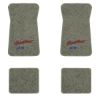1971-1973 Chevrolet Caprice floor mats with the Heartbeat of America logo in Essex 1053A Silver carpet, illustration