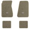 1968-1972 Chevrolet Chevelle floor mats with the SS 454 logo in Essex 1035A Beige carpet, illustration