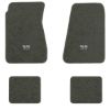 1968-1972 Chevrolet Chevelle floor mats with the SS 454 logo in Essex 1038A Lt Charcoal carpet, illustration