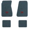 1968-1972 Chevrolet Chevelle floor mats with the SS 454 Large logo in Essex 1017A Lapis Blue carpet, illustration