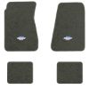 1968-1972 Chevrolet Chevelle floor mats with the Yenko Bar and Shield logo in Essex 1038A Lt Charcoal carpet, illustration
