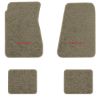 1968-1972 Chevrolet Chevelle floor mats with the Yenko / SC logo in Essex 1035A Beige carpet, illustration