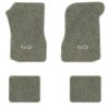 1973 Chevrolet Chevelle floor mats with the SS logo in Essex 1053A Silver carpet, illustration