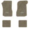 1973 Chevrolet Chevelle floor mats with the SS logo in Essex 1035A Beige carpet, illustration