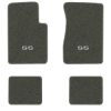 1962-1967 Chevrolet Chevy II Nova floor mats with the SS logo in Essex 1038A Lt Charcoal carpet, illustration