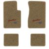 1962-1967 Chevrolet Chevy II floor mats with the Yesterdays Chevrolet logo in Essex 1004A Cream carpet, illustration