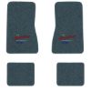 1968 Chevrolet Chevy II floor mats with the Heartbeat of America logo in Essex 1017A Lapis Blue carpet, illustration