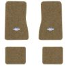 1968 Chevrolet Chevy II Nova floor mats with the Yenko Bar and Shield logo in Essex 1004A Cream carpet, illustration