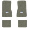1968 Chevrolet Chevy II Nova floor mats with the Yenko Bar and Shield logo in Essex 1053A Silver carpet, illustration