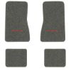 1968 Chevrolet Chevy II Nova floor mats with the Yenko / SC logo in Essex 1066A Gray carpet, illustration