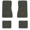 1968 Chevrolet Chevy II Nova floor mats with the Yenko / SC logo in Essex 1038A Lt Charcoal carpet, illustration