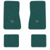 1968 Chevrolet Chevy II Nova floor mats with the Small SS 396 logo in Loop 05 Aqua carpet, illustration