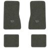 1968 Chevrolet Chevy II Nova floor mats with the Small SS 396 logo in Essex 1038A Lt Charcoal carpet, illustration