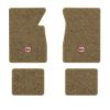 1961-1962 Chevrolet Impala floor mats with the SS in Filled Circle logo in Essex 1004A Cream carpet, illustration
