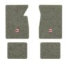 1961-1962 Chevrolet Impala floor mats with the SS in Filled Circle logo in Essex 1053A Silver carpet, illustration