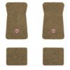 1971-1973 Chevrolet Impala floor mats with the SS in Filled Circle logo in Essex 1004A Cream carpet, illustration
