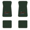 1971-1973 Chevrolet Impala floor mats with the Heartbeat of America logo in Loop 08 Dark Green carpet, illustration