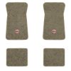 1971-1973 Chevrolet Impala floor mats with the SS in Filled Circle logo in Essex 1035A Beige carpet, illustration