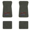1971-1973 Chevrolet Impala floor mats with the Heartbeat of America logo in Essex 1038A Lt Charcoal carpet, illustration